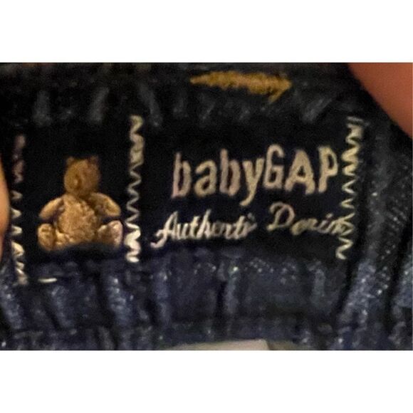 Baby Gap Authentic Denim Lined Blue Jeans Sz Infant to 3mos - Picture 7 of 7